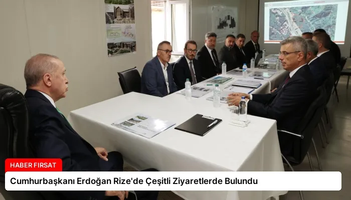 Cumhurbaşkanı Erdoğan Rize’de Çeşitli Ziyaretlerde Bulundu