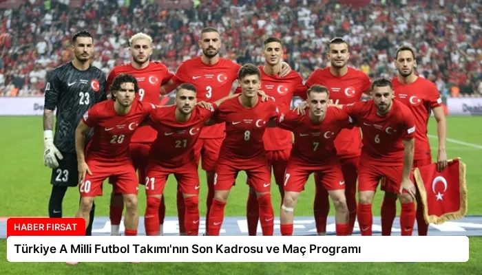 Türkiye A Milli Futbol Takımı’nın Son Kadrosu ve Maç Programı