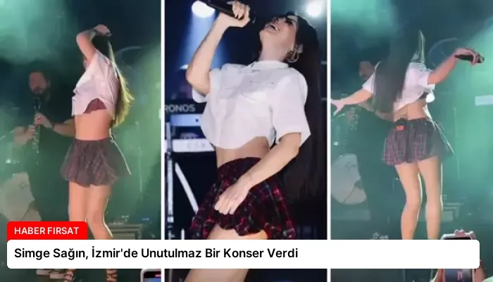 Simge Sağın, İzmir’de Unutulmaz Bir Konser Verdi