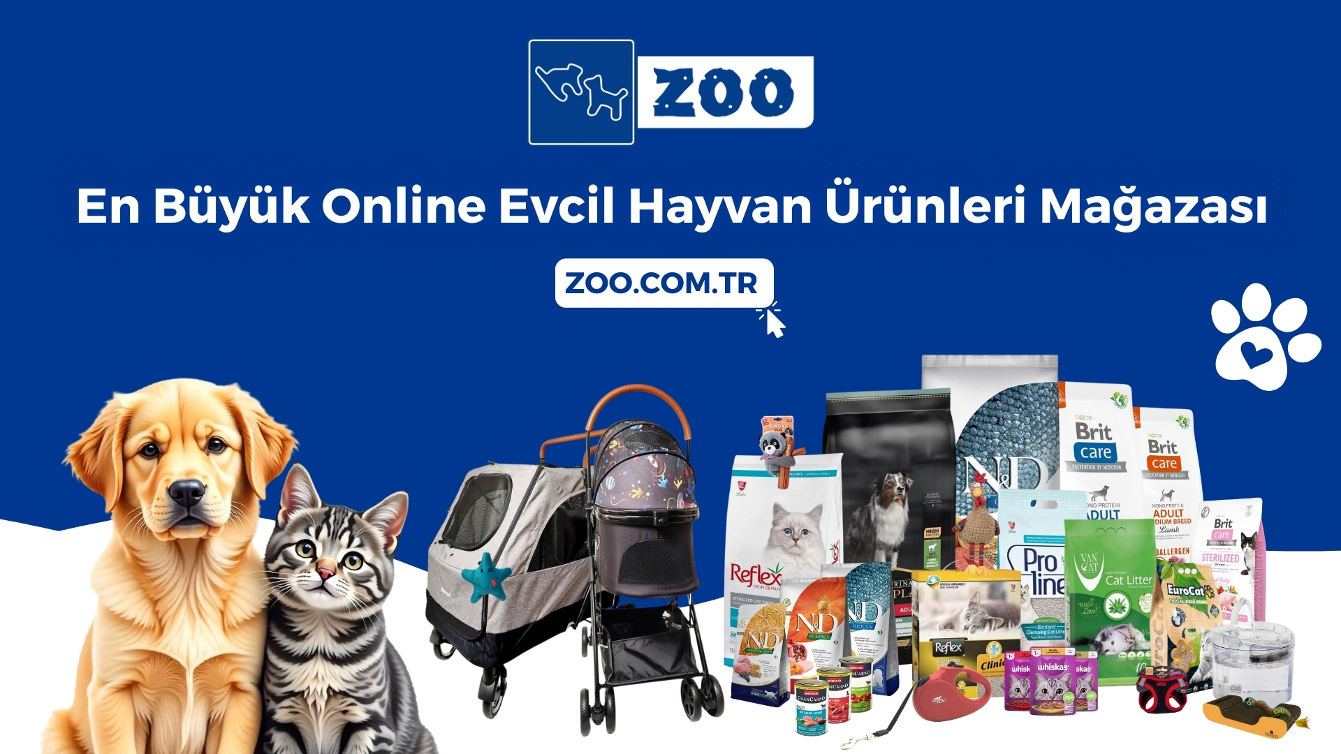 Pet Shop Ürünleri Ekonomik Fiyatlarla Zoo.com.tr’de!