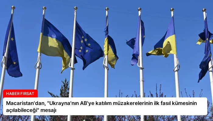Macaristan’dan, “Ukrayna’nın AB’ye katılım müzakerelerinin ilk fasıl kümesinin açılabileceği” mesajı