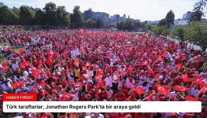 Türk taraftarlar, Jonathan Rogers Park’ta bir araya geldi