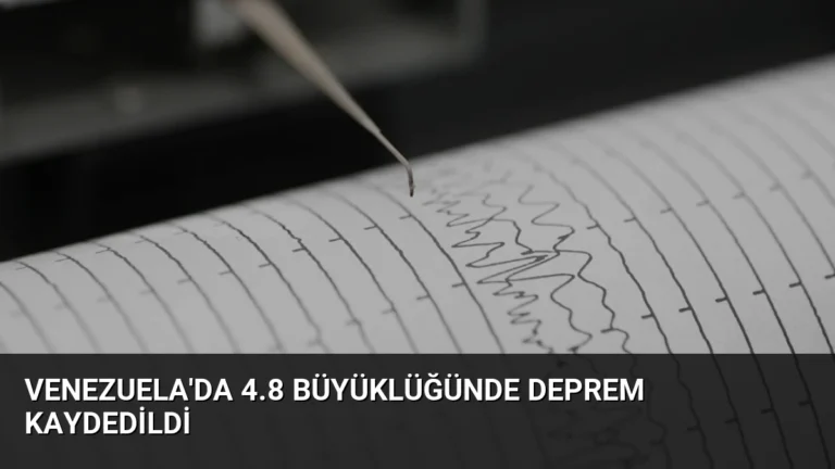 Venezuela’da 4.8 Büyüklüğünde Deprem Kaydedildi
