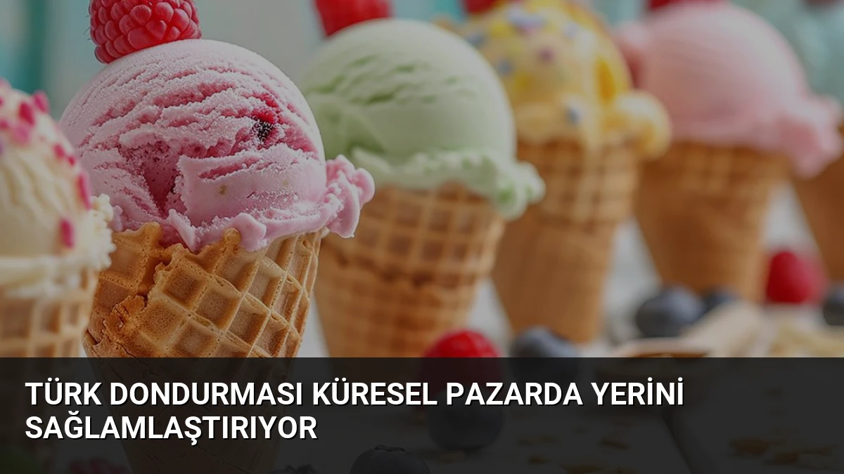 Türk Dondurması Küresel Pazarda Yerini Sağlamlaştırıyor