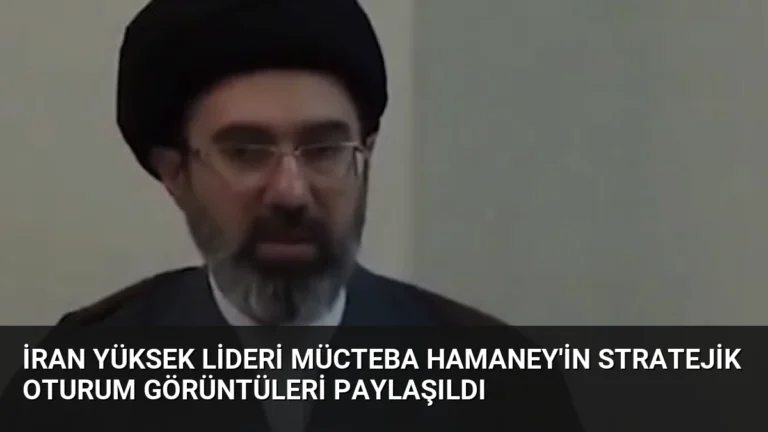 İran Yüksek Lideri Mücteba Hamaney’in Stratejik Oturum Görüntüleri Paylaşıldı