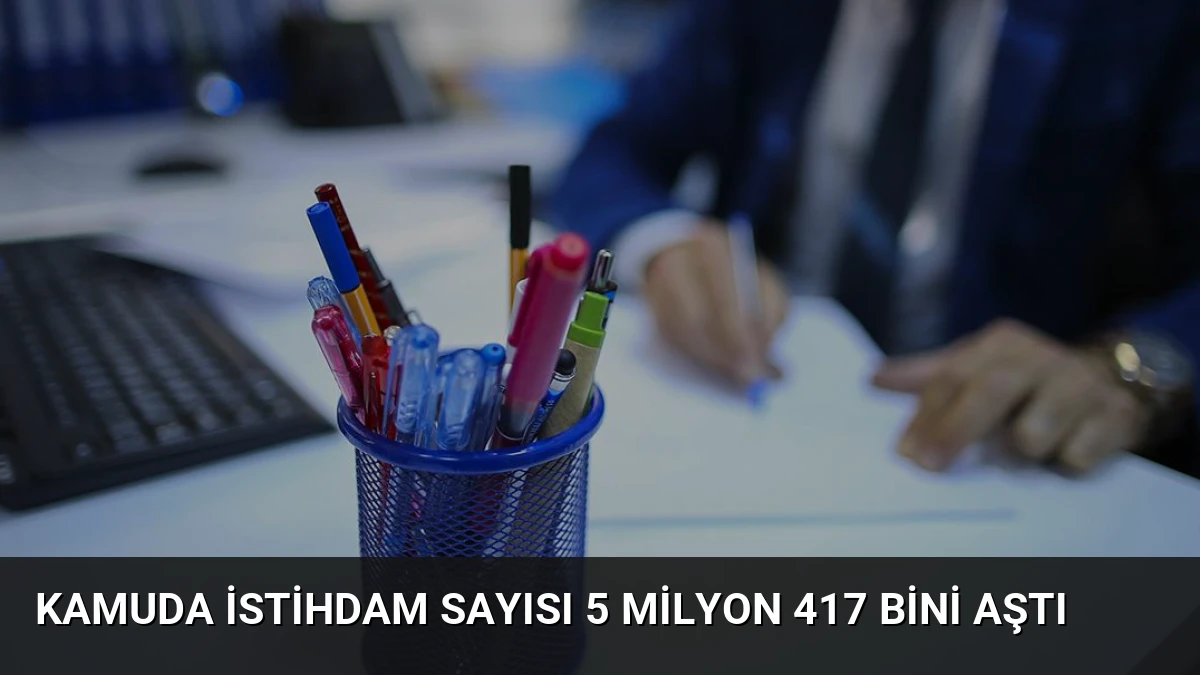 Kamuda İstihdam Sayısı 5 Milyon 417 Bini Aştı
