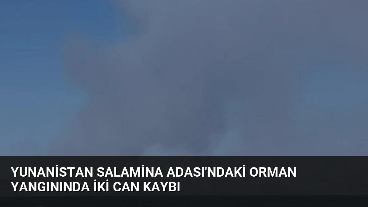 Yunanistan Salamina Adası’ndaki Orman Yangınında İki Can Kaybı