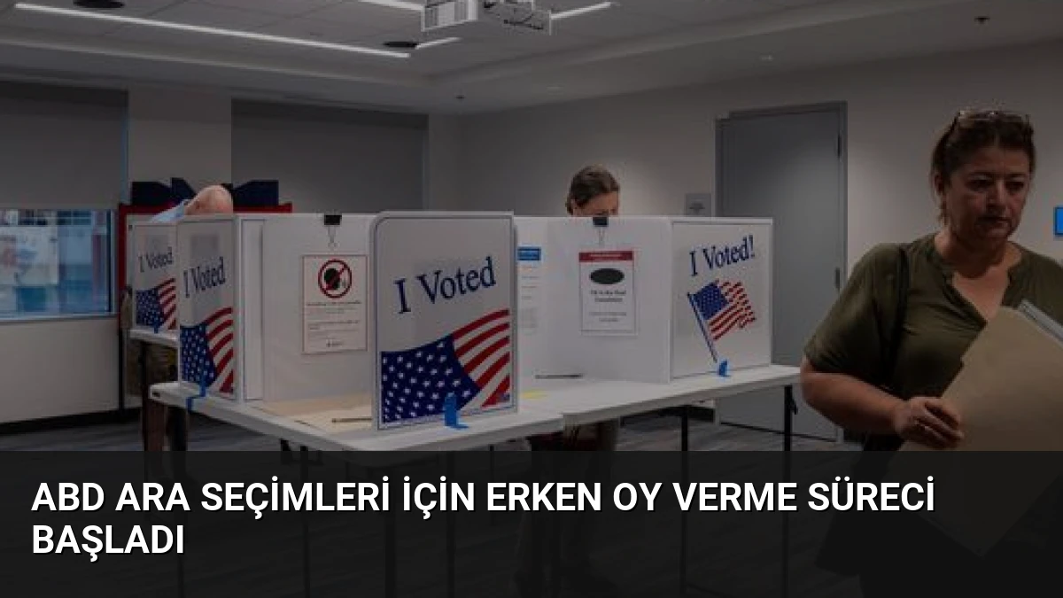 ABD Ara Seçimleri İçin Erken Oy Verme Süreci Başladı